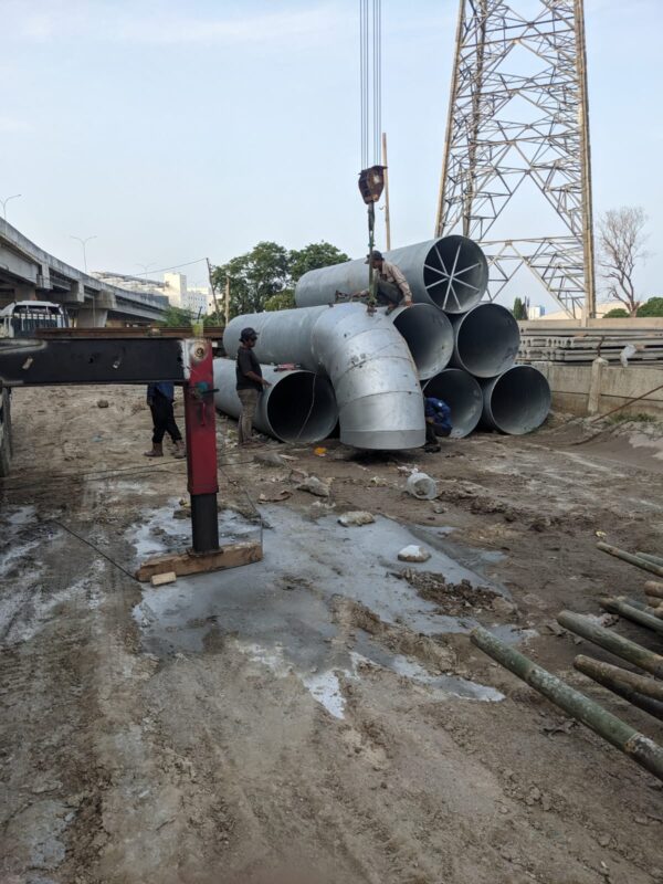 Fabrikasi & Instalasi Pipa Baja Rumah Pompa Rawa Malang, Jakarta Utara - Image 16