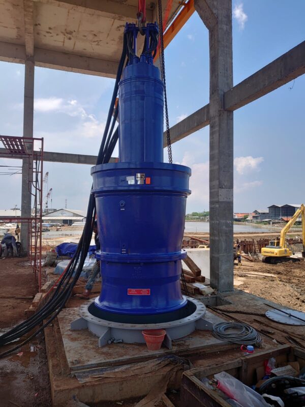 Instalasi Pompa Submersible 2x21.000 L/det Rumah Pompa Loji, Pekalongan - Image 16